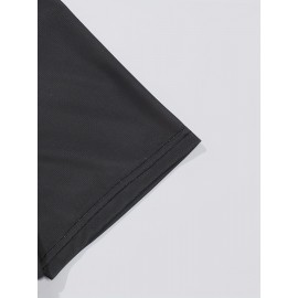 Sexy Muscle 3D Digital Pattern Print Men's Graphic T-shirts, Causal Comfy Tees, Short Sleeves Comfortable Pullover Tops, Men's Summer Clothing