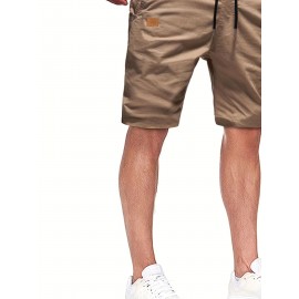 Men's Casual Cargo Shorts, Drawstring Beach Golf Shorts For Summer Outdoor Activities